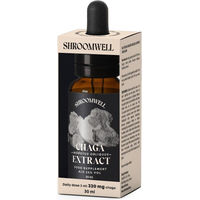Produktbild von SHROOMWELL Chaga Pilz Extrakt Tropfen 30 ml