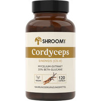 Produktbild von SHROOMY Cordyceps Kapseln vegan ohne Zusatzstoffe 120 Stück