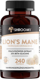 SHROOMY Lions Mane Extrakt Kapseln vegan ohne Zusatzstoffe 240 Stück – Bild 1 von 1