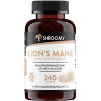 Produktbild von SHROOMY Lions Mane Extrakt Kapseln vegan ohne Zusatzstoffe 240 Stück