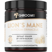 Produktbild von SHROOMY Lions Mane Extrakt Pulver vegan ohne Zusatzstoffe