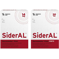 Produktbild von SiderAl Eisen Duo Set: 14 mg Cola und 30 mg Zitrus Eisen Forte Sticks, vegan, glutenfrei und laktosefrei, 60 Stück