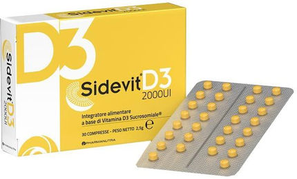 Sidevit Vitamin D3 2000 IE Tabletten glutenfrei und laktosefrei 30 Stück – Bild 1 von 1