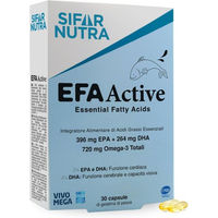 Produktbild von Sifar Nutra EFA Active Omega-3 Fischöl VivoMega Kapseln mit 720 mg Omega-3 IFOS 5 Sterne