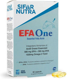 Sifar Nutra EFA One Omega 3 Fischöl Kapseln mit 1020 mg EPA und DHA IFOS 5-Sterne zertifiziert – Bild 1 von 1