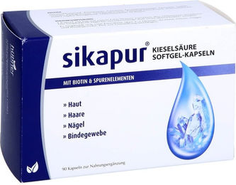 Sikapur Kieselsäure Softgel-Kapseln mit Biotin 90 Stück – Bild 1 von 2