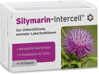 Silymarin Intercell Pharma Kapseln glutenfrei und laktosefrei – Bild 1 von 2