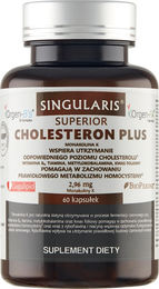 SINGULARIS Cholesterin Plus Superior mit Monacolin K 60 vegetarische Kapseln – Bild 1 von 2