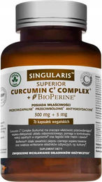 SINGULARIS Curcumin C3 Complex mit BioPerine Kurkuma Extrakt 70 Kapseln – Bild 1 von 1