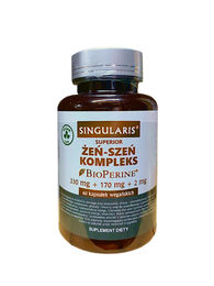 Singularis Ginseng-Power Plus Vitalstoff-Komplex mit Bioperin Bio Kapseln 60 Stück – Bild 1 von 2