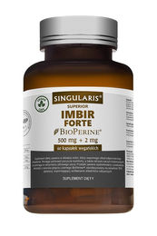 Singularis Ingwer Forte mit BioPerin 500 mg und 2 mg vegane Kapseln 60 Stück – Bild 1 von 1