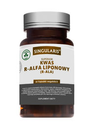 Singularis R-Alpha-Liponsäure Kapseln vegan und ohne Zusatzstoffe 60 Stück – Bild 1 von 1