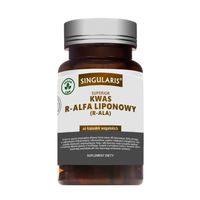 Produktbild von Singularis R-Alpha-Liponsäure Kapseln vegan und ohne Zusatzstoffe 60 Stück