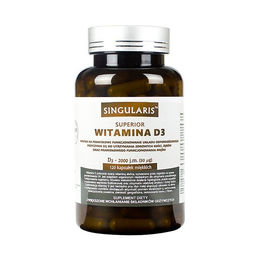 Singularis Superior Vitamin D3 2000 IU 120 Weichkapseln ohne Zusatzstoffe – Bild 1 von 1
