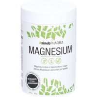 Produktbild von Sinob Magnesium Citrat Tabletten vegan für Erwachsene und Sportler 120 Stück