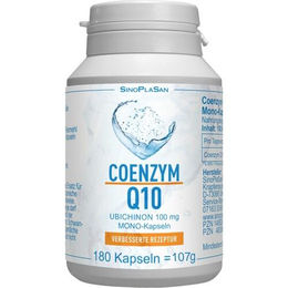 SinoPlaSan Coenzym Q10 100 mg Ubichinon Kapseln 180 Stück – Bild 1 von 1