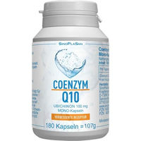 Produktbild von SinoPlaSan Coenzym Q10 100 mg Ubichinon Kapseln 180 Stück