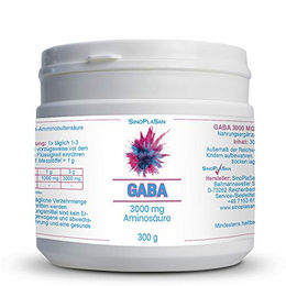 SinoPlaSan GABA 3000 mg Pulver 300 g Aminosäure vegan und rein – Bild 1 von 2