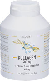 SinoPlaSan Kollagen 900 mg mit Vitamin C aus Hagebutten Kapseln 180 Stück – Bild 1 von 1
