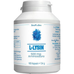 SinoPlaSan L-Lysin Kapseln vegan laktosefrei glutenfrei 180 Stück – Bild 1 von 1