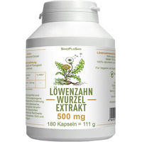 Produktbild von SinoPlaSan Löwenzahnwurzel-Extrakt 500 mg Kapseln 180 Stück vegan glutenfrei laktosefrei