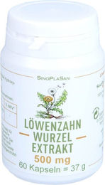 SinoPlaSan Löwenzahnwurzel-Extrakt 500 mg Kapseln vegan glutenfrei laktosefrei 60 Stück – Bild 1 von 1