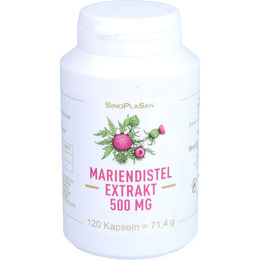 SinoPlaSan Mariendistel Extrakt 500 mg Kapseln 120 Stück – Bild 1 von 1