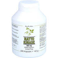 Produktbild von SinoPlaSan Nattokinase 100 mg 20.000 FU Kapseln vegan ohne Zusatzstoffe 240 Stück