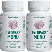 Produktbild von SinoPlaSan Pylopass Mono 200 mg Kapseln glutenfrei und laktosefrei 120 Stück