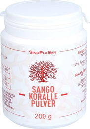 SinoPlaSan Sango Koralle Algenkalk Pulver naturrein vegan glutenfrei laktosefrei 200 g – Bild 1 von 1