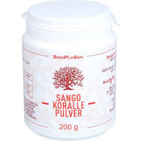 Produktbild von SinoPlaSan Sango Koralle Algenkalk Pulver naturrein vegan glutenfrei laktosefrei 200 g