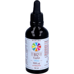 SinoPlaSan Vitamin B12 Trio 1000 µg mit 5-MTHF Tropfen 50 ml – Bild 1 von 2