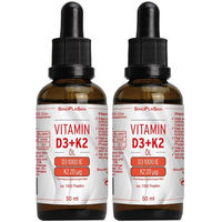 Produktbild von SinoPlaSan Vitamin D3/K2 Öl Tropfen vegetarisch ohne Zusatzstoffe