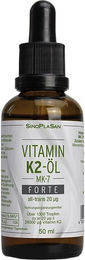 SinoPlaSan Vitamin K2-Öl MK-7 Forte all-trans 20 µg 50 ml – Bild 1 von 2