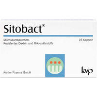 Produktbild von Sitobact Kapseln von Köhler vegetarisch glutenfrei und laktosefrei