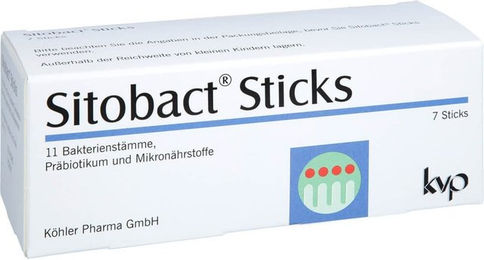 Sitobact Sticks Köhler Pharma GmbH vegetarisch glutenfrei laktosefrei ohne Gelatine 7x7 g – Bild 1 von 3