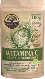Skarby Gai Natürliches Vitamin C L-Ascorbinsäure aus Kohl Pulver 100 g pflanzlicher Ursprung für Erwachsene – Bild 1 von 1