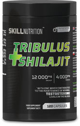 Skill Nutrition Tribulus + Shilajit Kapseln mit Zink, Bor und Selen vegan 120 Stück – Bild 1 von 2
