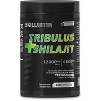 Produktbild von Skill Nutrition Tribulus + Shilajit Kapseln mit Zink, Bor und Selen vegan 120 Stück