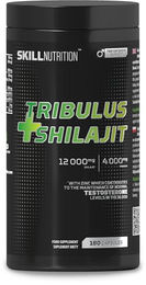 Skill Nutrition Tribulus + Shilajit Kapseln vegan mit L-Arginin, Zink, Selen und Bor, 180 Stück – Bild 1 von 4