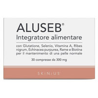 Produktbild von Skinius Aluseb Tabletten glutenfrei und laktosefrei 30 Stück