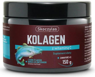 Skoczylas Kollagen Pulver mit Vitamin C aus wild gefangenem Kabeljau ohne Zusatzstoffe 150 g – Bild 1 von 4