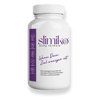 Produktbild von Slimiko Kapseln mit Pflanzenextrakten und Zink vegan glutenfrei 60 Stück
