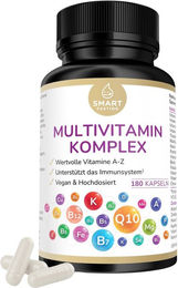 Smart Fasting Multivitamin Komplex hochdosiert mit Vitamin A-Z, Mineralstoffen und Q10 in Kapseln 180 Stück – Bild 1 von 2