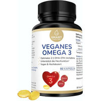 Produktbild von Smart Fasting Omega 3 Vegan Algenöl hochdosiert Kapseln