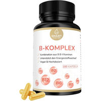 Produktbild von Smart Fasting Vitamin B Komplex hochdosiert vegan 180 Kapseln