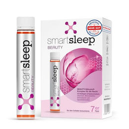 smartsleep BEAUTY Kollagen Hyaluron Komplex mit Biotin, Zink und Vitamin C – Vegan, zuckerfrei, glutenfrei und laktosefrei – 7 Ampullen – Bild 1 von 1