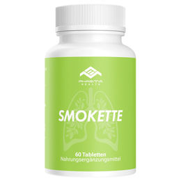 Smokette Pharma Health natürliche Ergänzung zur Raucherentwöhnung 60 Kapseln – Bild 1 von 2