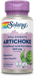 Solaray Artischockenblätterextrakt Kapseln vegan ohne Zusatzstoffe 60 Stück – Bild 1 von 3
