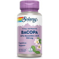 Produktbild von Solaray Bacopa Extrakt Kapseln vegetarisch ohne Zusatzstoffe 60 Stück